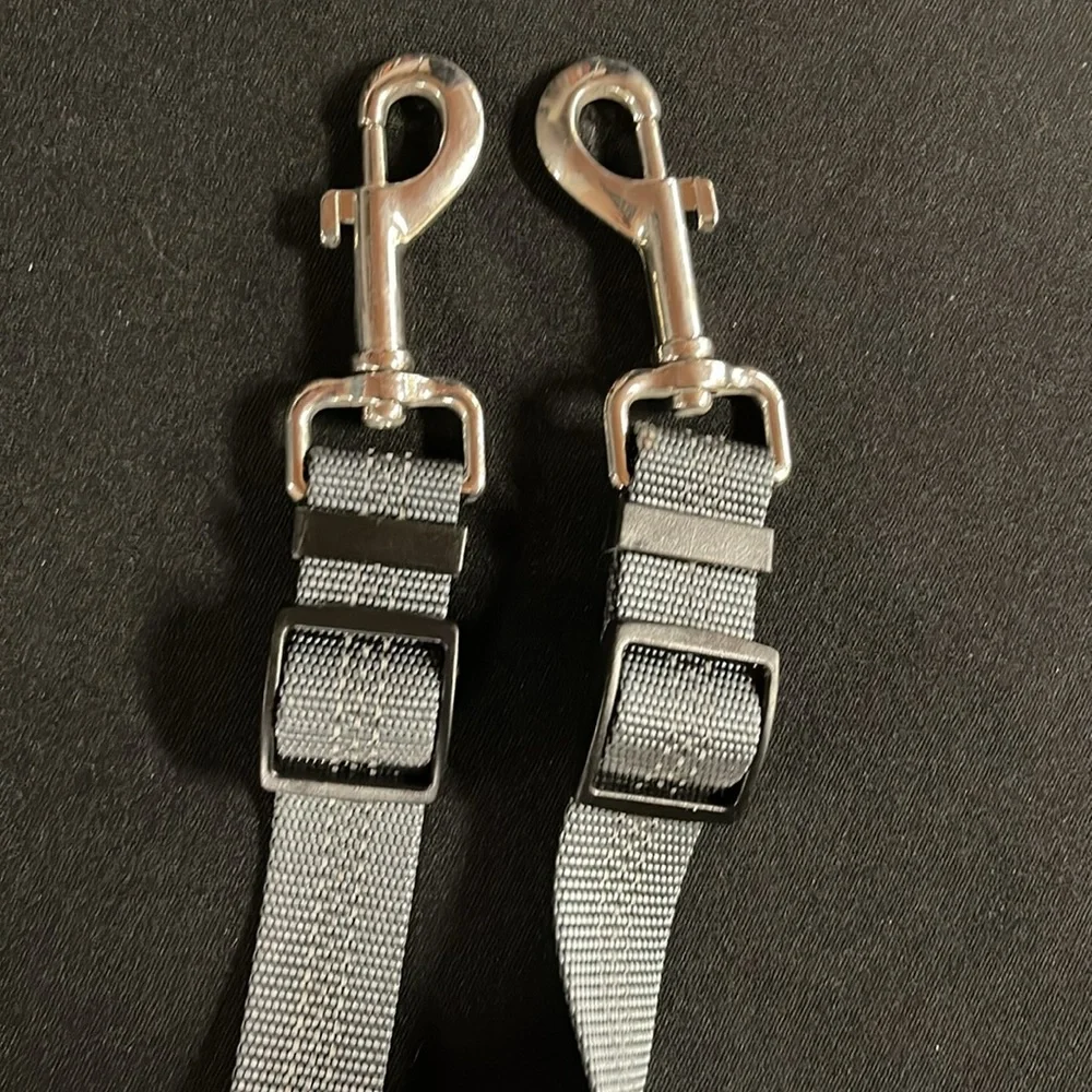 Mighty Paws Nylon Reflective Double Dog Leash